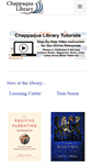 Mobile Screenshot of chappaqualibrary.org